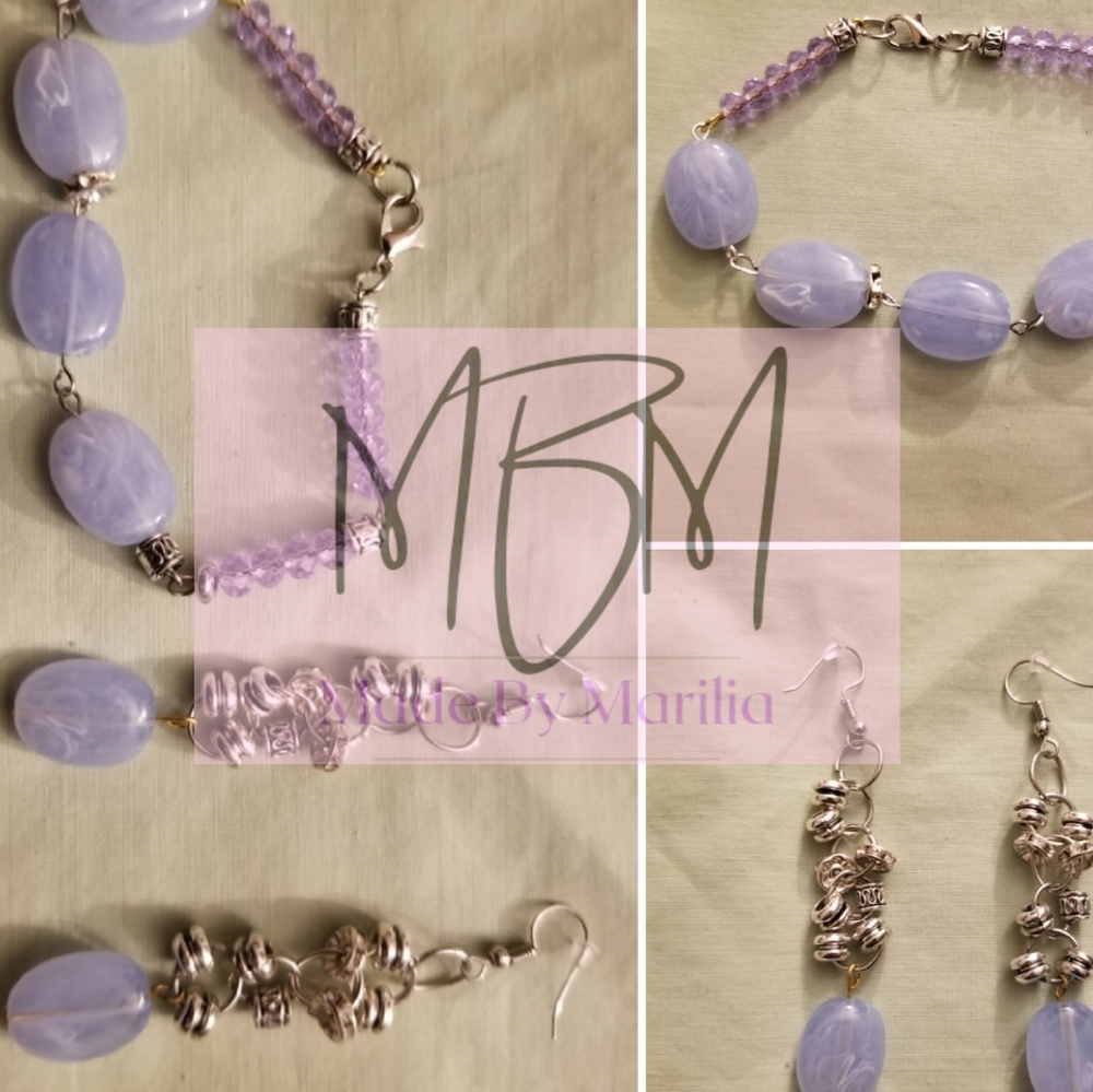 Handmade Bracelet and Earrings set